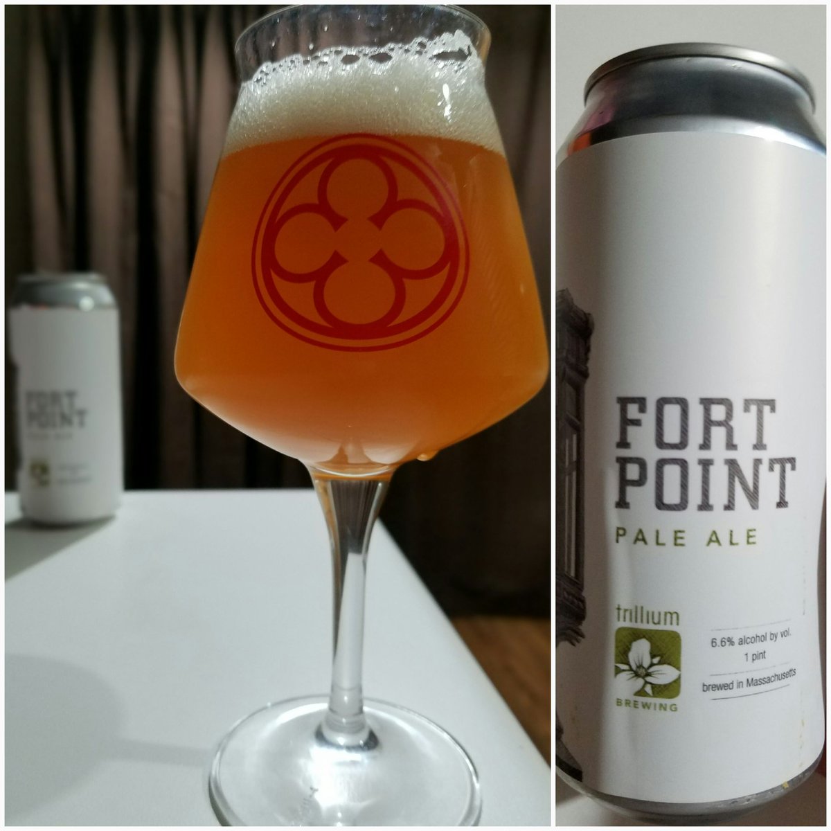 CraftBeerReview's tweet photo. .@trilliumbrewing Fort Point Pale Ale. Y'all can do no wrong. Lemme know when y'all wanna distribute to my home. Hahaha! #craftbeer #azmcbl https://t.co/WETkZF7Ls9