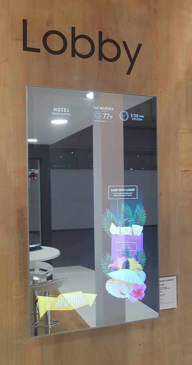 sfoncillas's tweet image. Solución #mirrordisplay ML32E intensivo 24/7 @SamsungEmpresas. Ven a vernos a #Hostelco