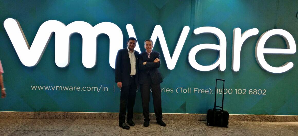 ArunKParam's tweet photo. My first tweet and delighted to welcome VMware's CEO Pat Gelsinger @PGelsinger in India for vForum 2016 @VMwareIN #vForumIN https://t.co/hA6puJxPpJ