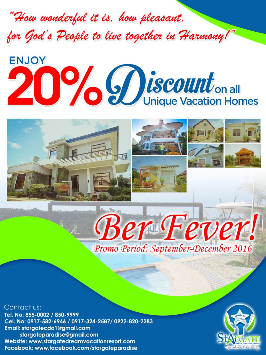 SDVR2015's tweet image. Enjoy BIGGER discounts on this BER FEVER! Contact us now!