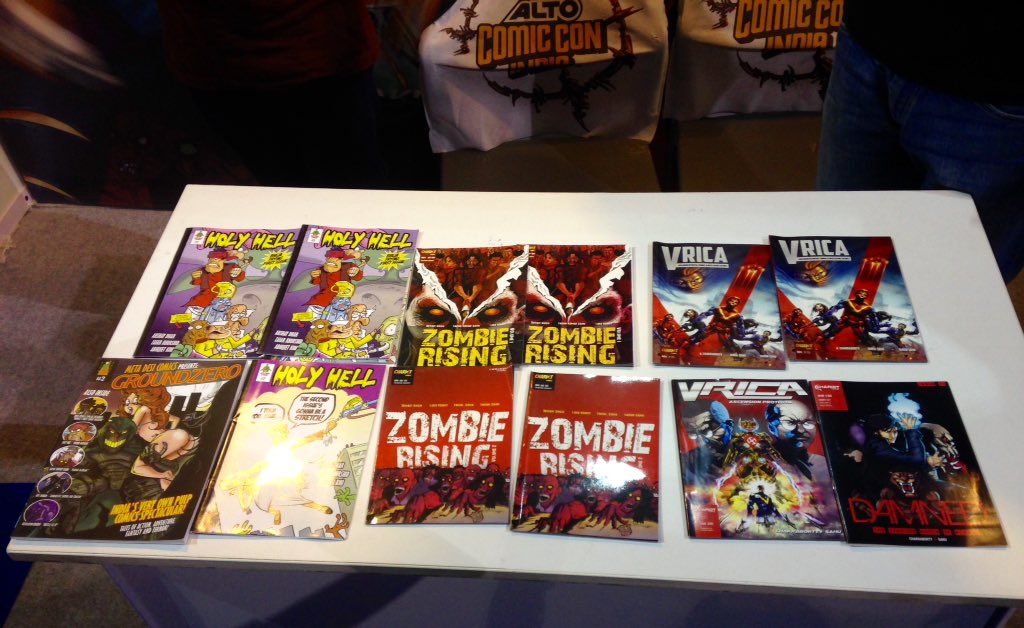 #ZombieRising #graphicNovels writtenByMe <a href="/ComicConIndia/">Comic Con India</a> <a href="/ChariotComix/">Chariot Comics</a> #prequel to #film <a href="/rizeofthezombie/">Rise of the Zombie</a> <a href="/LukeKennyLIVE/">LukeKennyOfficial</a> <a href="/timeout_mumbai/">Time Out Mumbai</a> 🤘✨