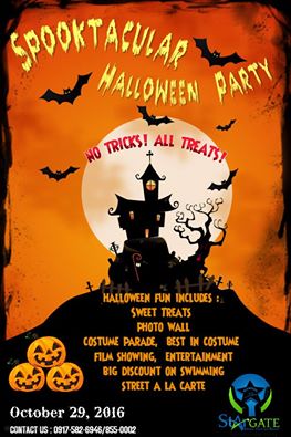 SDVR2015's tweet image. SPOOKTACULAR HALLOWEEN PARTY at Stargate Dream Vacation Resort on October 29, 2016. NO TRICKS! ALL TREATS! YOU ARE INVITED!