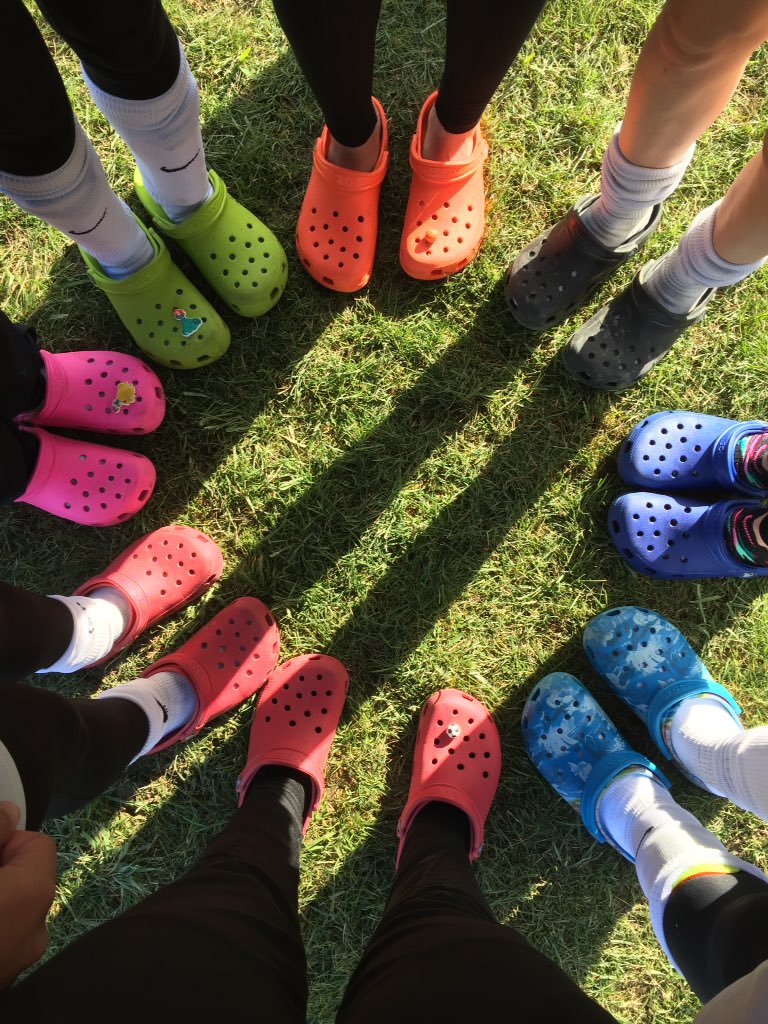 Happy #NationalCrocDay    teams that croc together rock together❤️💚⚽️