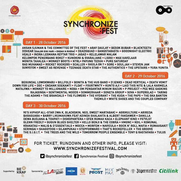 Come and join us to celebrate the movement at #SynchronizeFest!