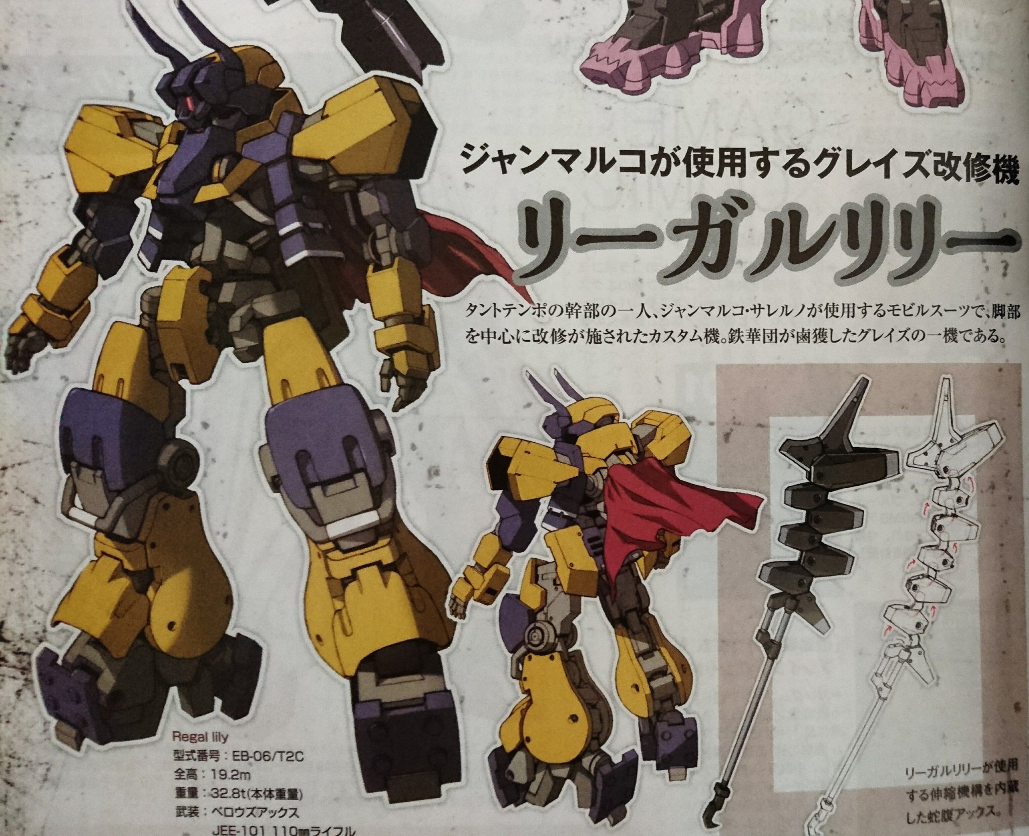 のんすけ N S Pa Twitter ガンダムフレームで思い出したけど鉄血一期の最初でミカがぶっ潰して鹵獲したあと売却されたオーリスのグレイズ 回りまわって外伝でヤンキーカスタムされて再登場してるのを最近知った のんすけ N S Pa Twitter ガンダムフレームで思い出したけど鉄血一期の最初でミカがぶっ潰して鹵獲したあと売却されたオーリスのグレイズ 回りまわって外伝でヤンキーカスタムされて再登場してるのを最近知った