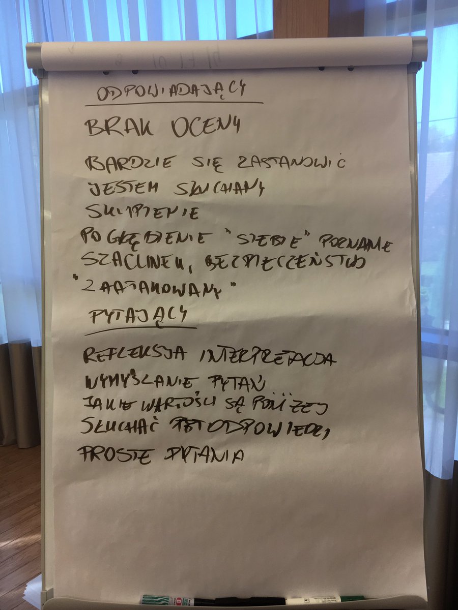 MPetlic's tweet photo. Clean Language na @AgileCoachCamp - rewelacyjna! technika facylitacji #accpl2016 https://t.co/FJjbtjYhxq