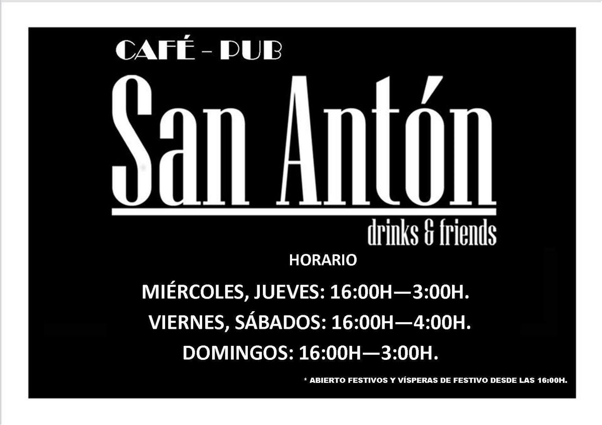 pubsananton's tweet photo. #PubSanAntón  #DrinksFriends 
#TardesDomingo  #Shishas  #GinLovers https://t.co/XIP02KfUKU