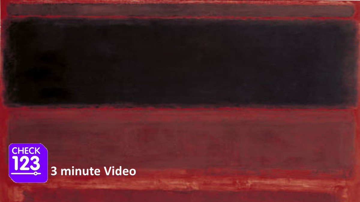 Check123 Arts On Twitter Mark Rothko S Important Painting Four Darks In Red Video Https T Co Axzsiofzzo Art Arts Black and dark red on red by mark rothko. twitter