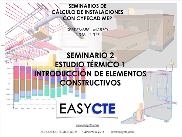 easycte's tweet photo. Seminario 2, elementos constructivos en CYPECAD MEP. https://t.co/IemVYGbRQT https://t.co/rMtrytkqPN