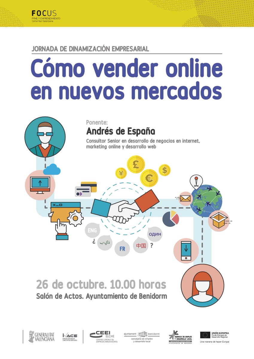 Ven a #Benidorm a hablar de cómo vender fuera de nuestras fronteras en internet <a href="/andres3dids/">Andres de España</a> <a href="/3dids/">3dids</a>  ow.ly/uaS1305oqHm #focuspyme2016