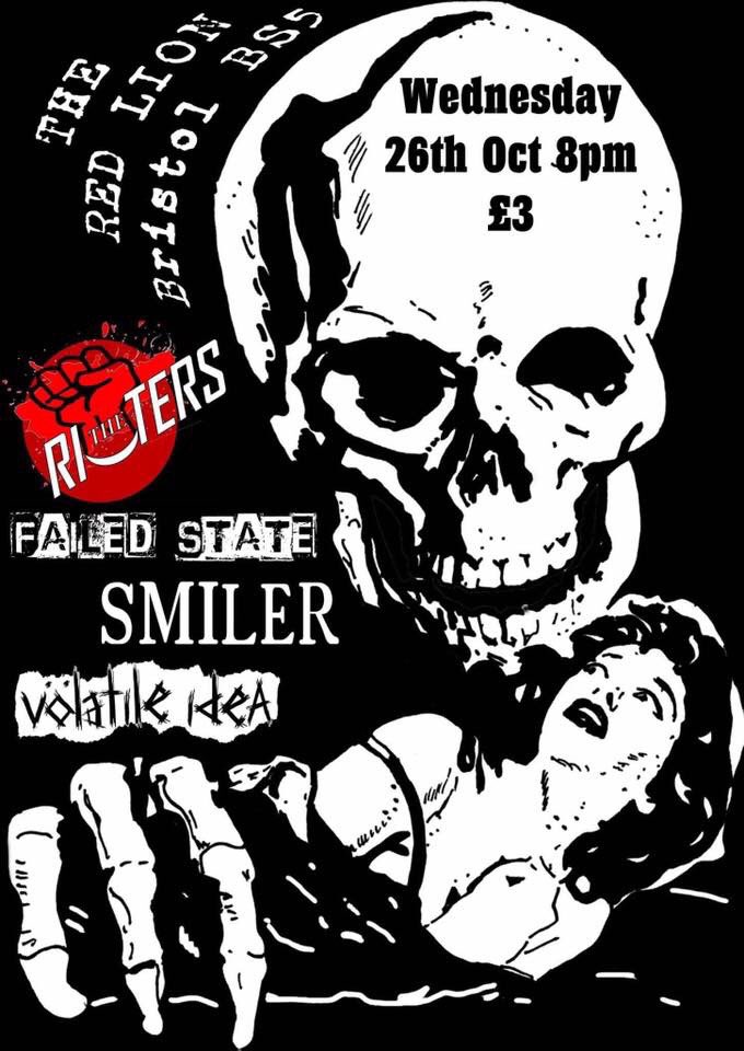 Bristol, we're coming back and we're bringing more dirty Welsh boys <a href="/welshhardcore/">Smiler</a> #punk #hardcore