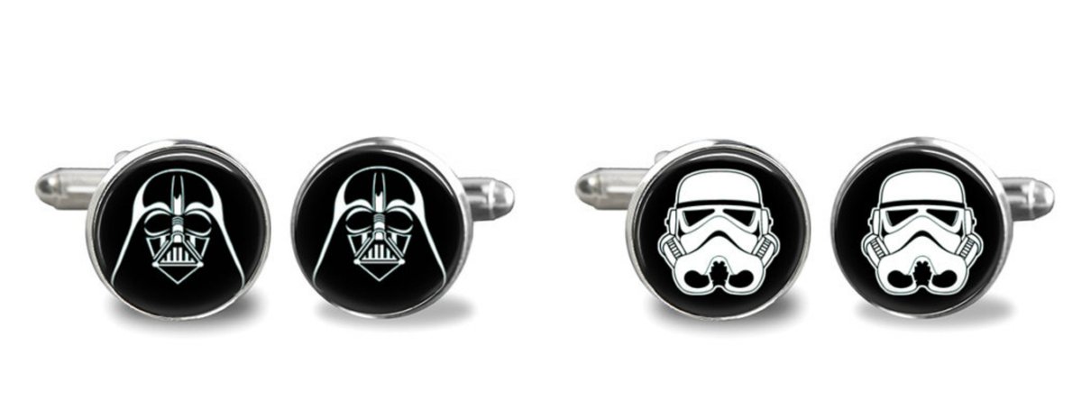MaggiesFarmTO's tweet photo. May the force be with you!
#SundayInspiration #StarWars #cufflings #DarthVader #StormTrooper https://t.co/u6qTuZtArV