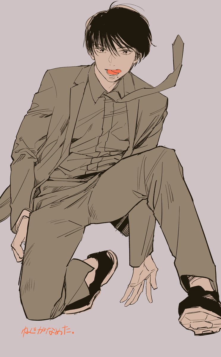 描いたラクガキの供養 1枚目はポーズは模写 