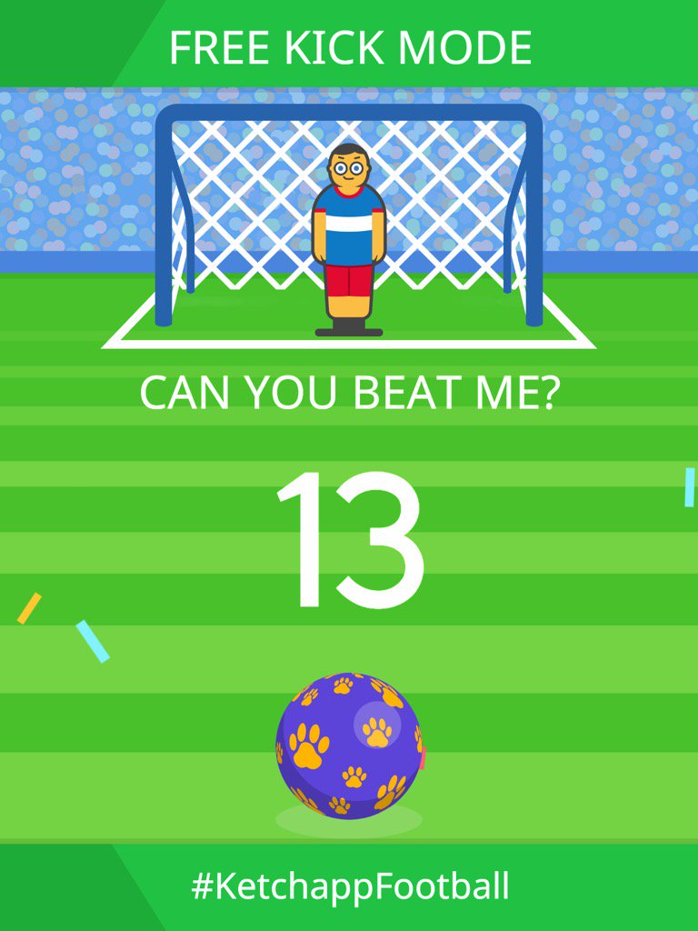 NoahmendozaNoa1's tweet photo. Can you beat my high score in #KetchappFootball? https://t.co/zkZWVeP7oK https://t.co/WPbqIzinSe