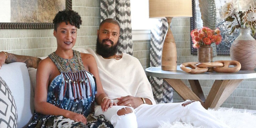 Wayfair's tweet photo. @tysonchandler shares his philosophy on home décor! Check out his bold, eclectic #WayfairRoomover &amp; shop this look: https://t.co/PpsC6lvEAO https://t.co/XiGD4RAkkY