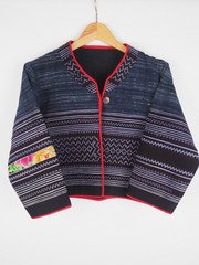 fabazaar's tweet photo. The rich indigos of traditional Thai cotton blend with vintage jewel colours in these exquisite jackets from Thailand. #handmade #fairtrade https://t.co/x4oVpCYjFW