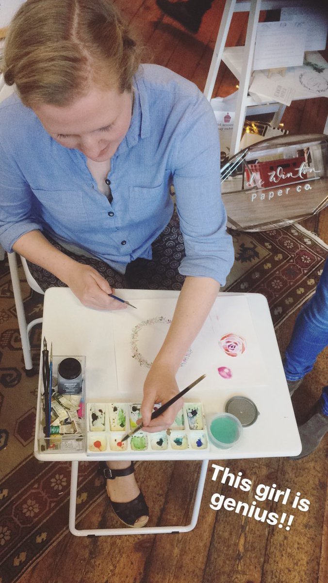 <a href="/harrietdewinton/">Harriet de Winton</a> showcasing her incredible skills at the <a href="/chosenwedding/">Chosen Wedding Fair</a> fair today...