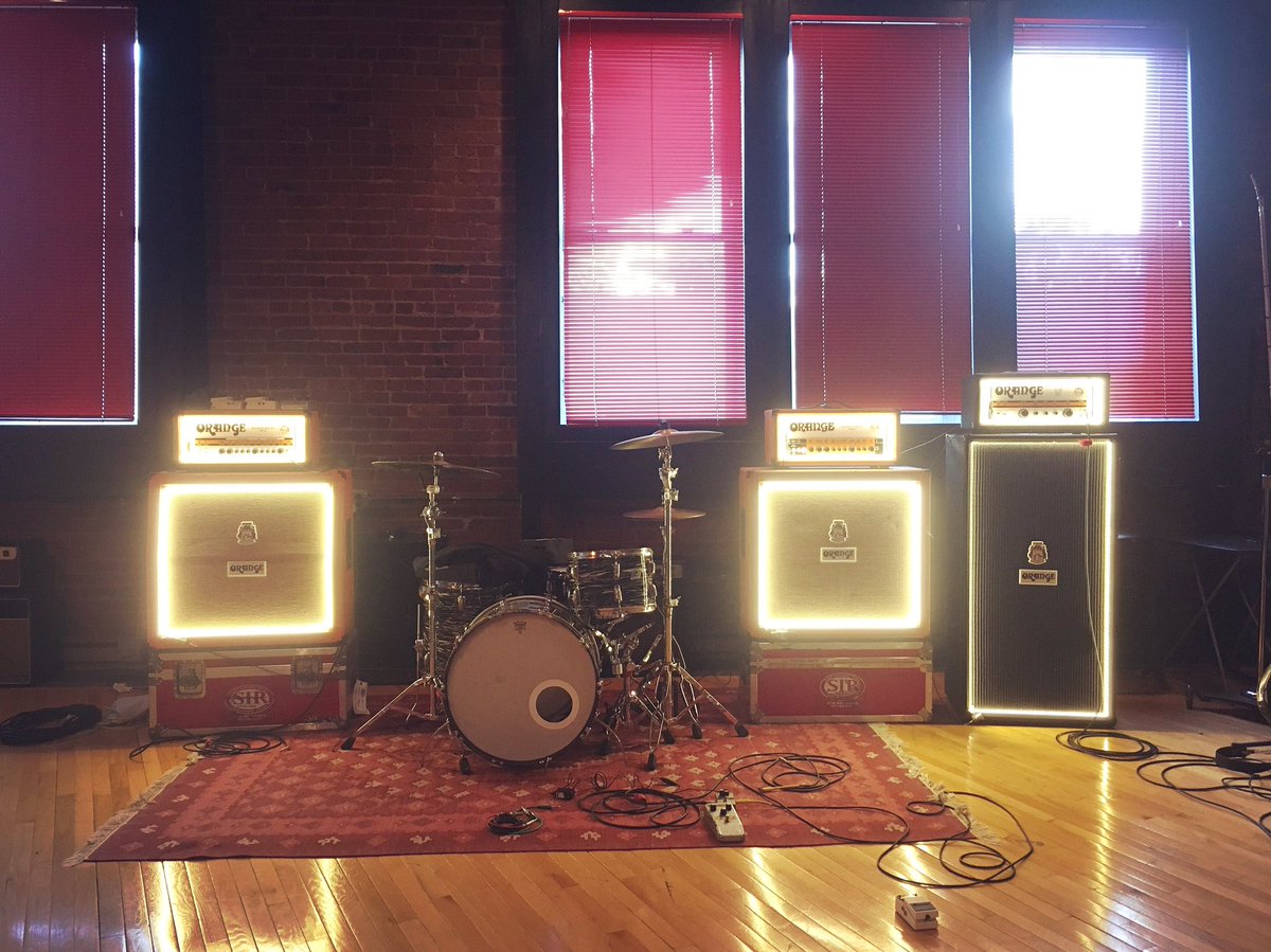 Big shout-out to the guys over at <a href="/OrangeAmps/">Orangeamps</a> for helping us with awesome equipment for our upcoming US tour with J.Robbins! #orangeamps