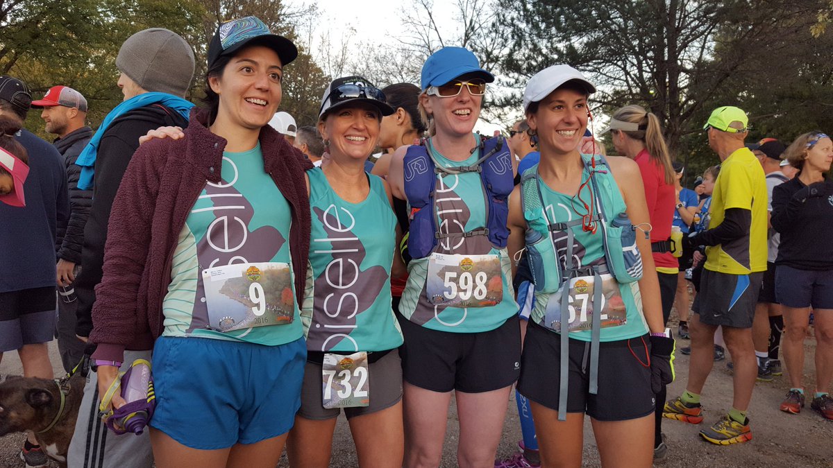 NotOPDVanessa's tweet photo. .@cherkolicious - Head Up Wings Out @oiselle well represented at @GreatGoats trail races! @oiselle_sally #Oiselle #OiselleVoilee #GTR2016 https://t.co/wGxoajrCD6