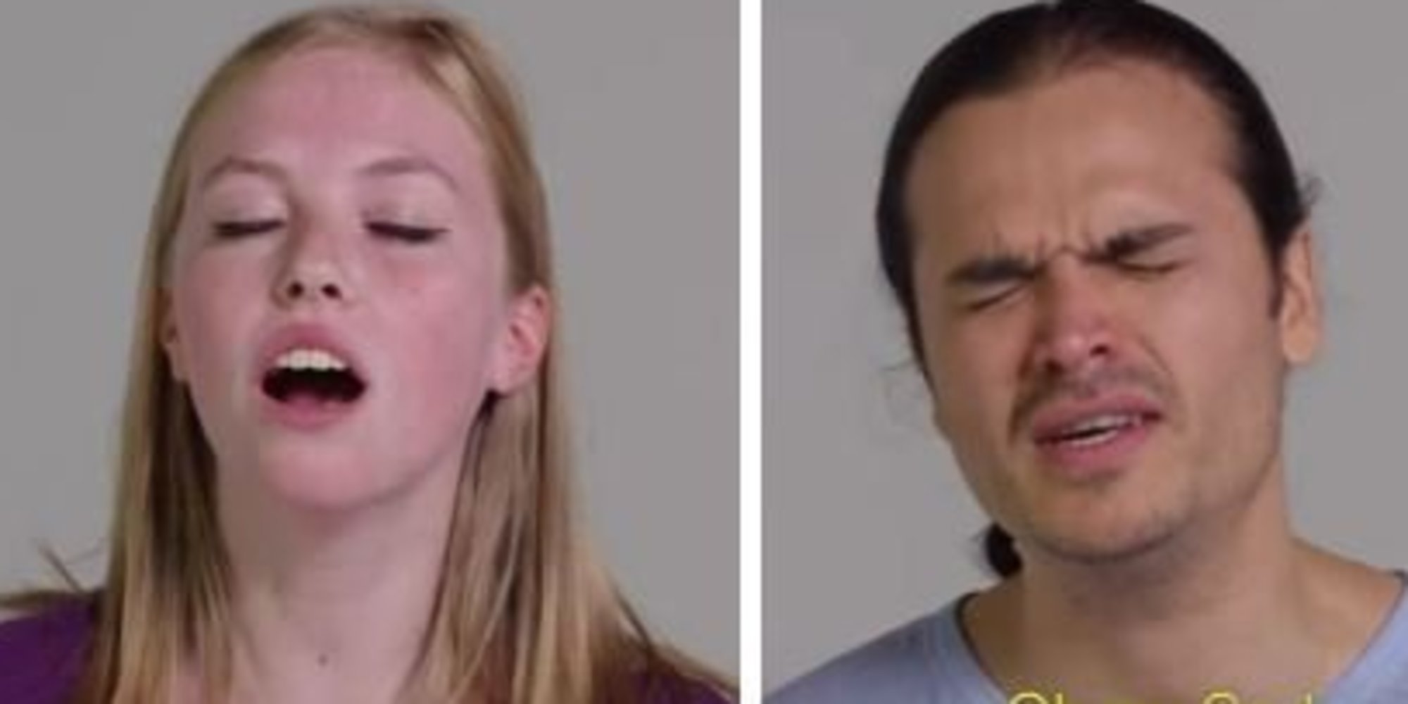 HuffPost on Twitter: "Watch 100 people show off their orgasm faces.