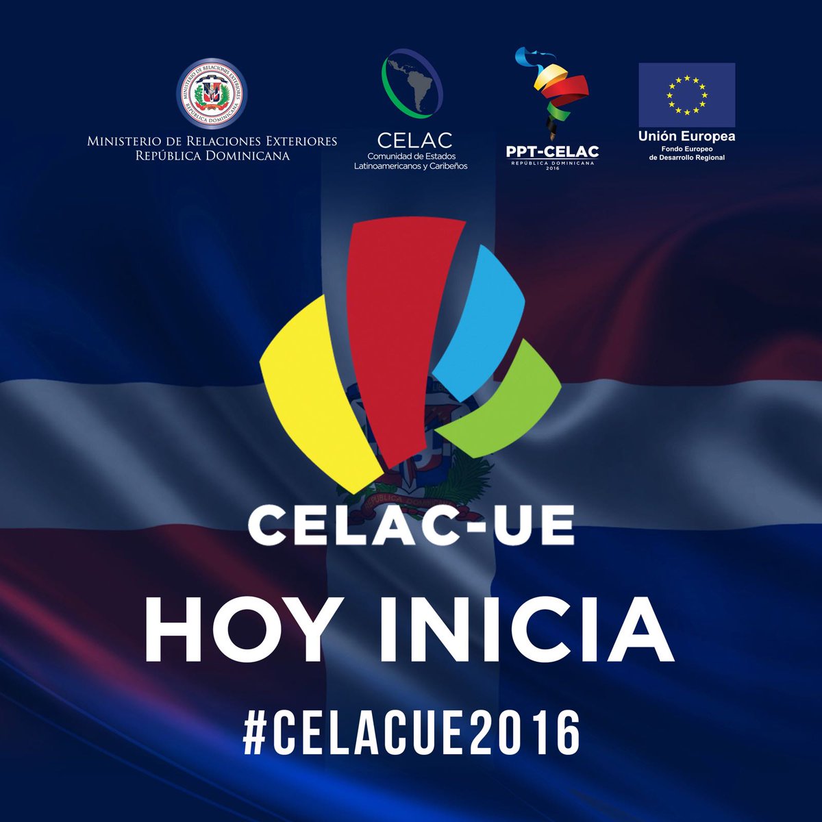 [Hoy] inicia en #RD 🇩🇴 Reunión de Ministros de Relaciones Exteriores y la XLVlll Reunión de Altos Funcionarios de #CELACUE2016.