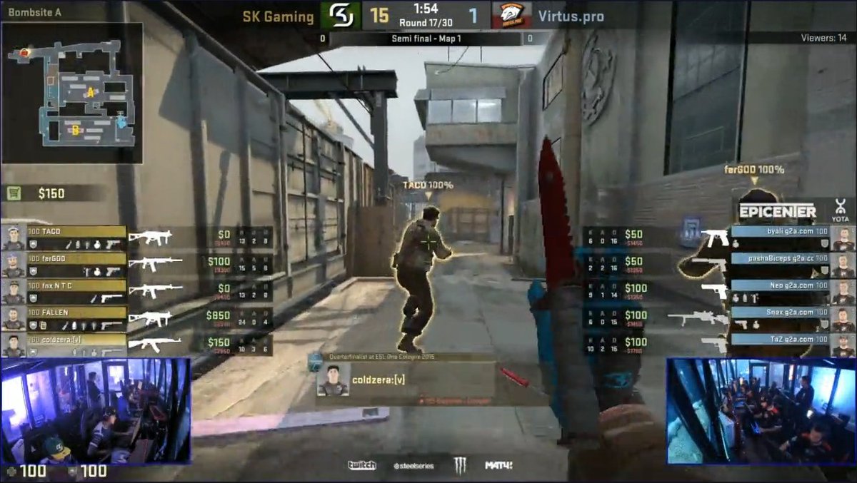 EnervateGG's tweet photo. @SKGaming 16-0 yesterday, 16-1 today! Are SK back? Especially FalleN with that AWP! Seems like @Sadokist and @HenryGcsgo agree! https://t.co/qTnVGzPGn4