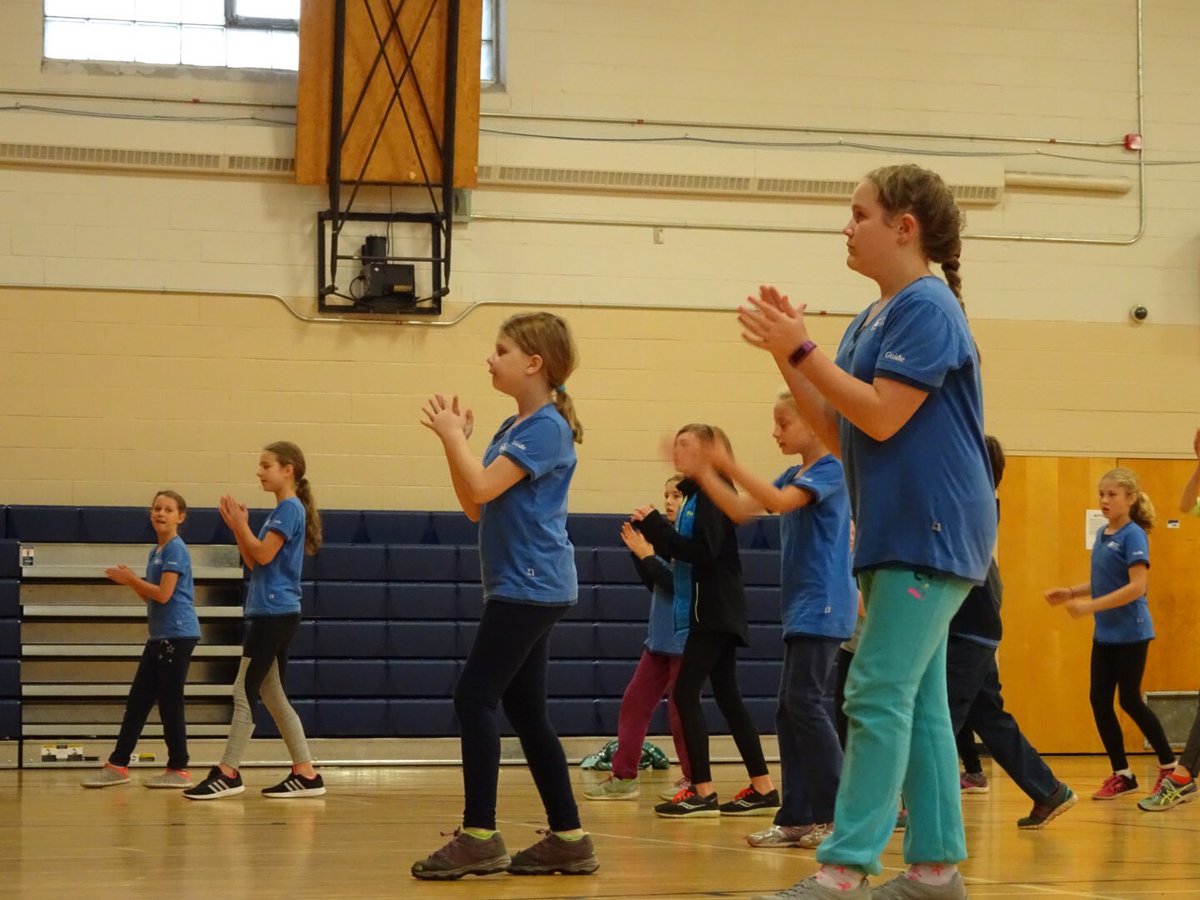 We're kicking off our morning with a rousing session of Zumba! <a href="/GGCNovaScotia/">NS Girl Guides</a>