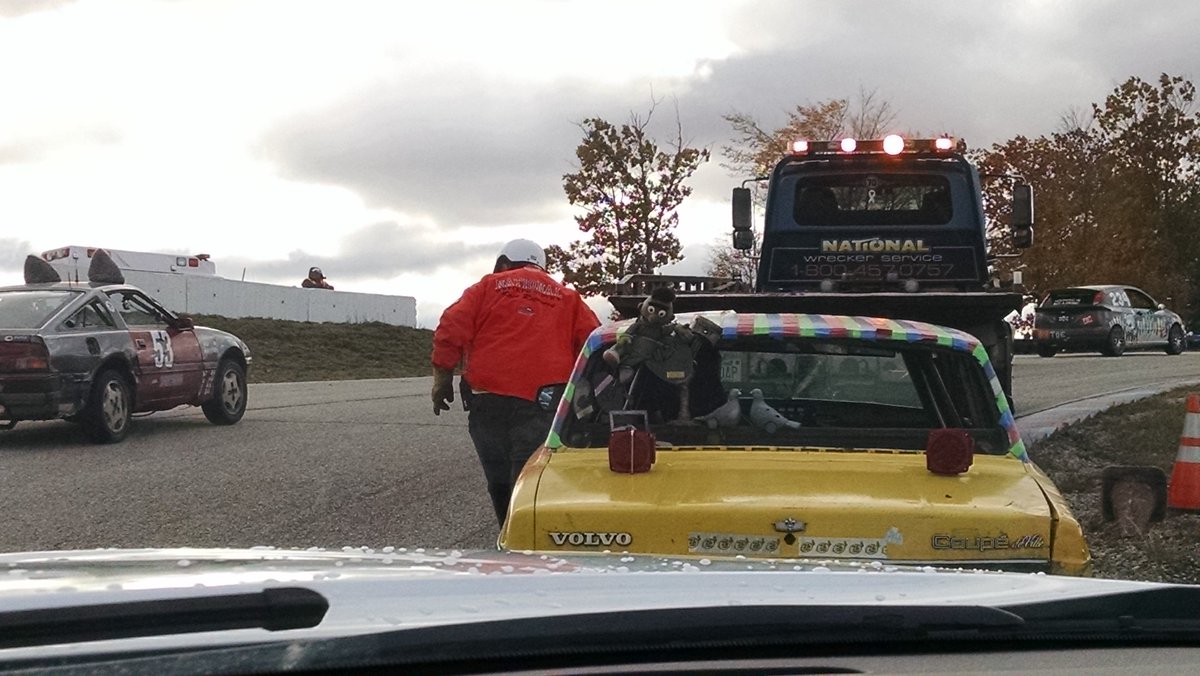 Just another day <a href="/24HoursOfLeMons/">24HoursOfLemons</a> <a href="/NHMS/">New Hampshire Motor Speedway</a>
