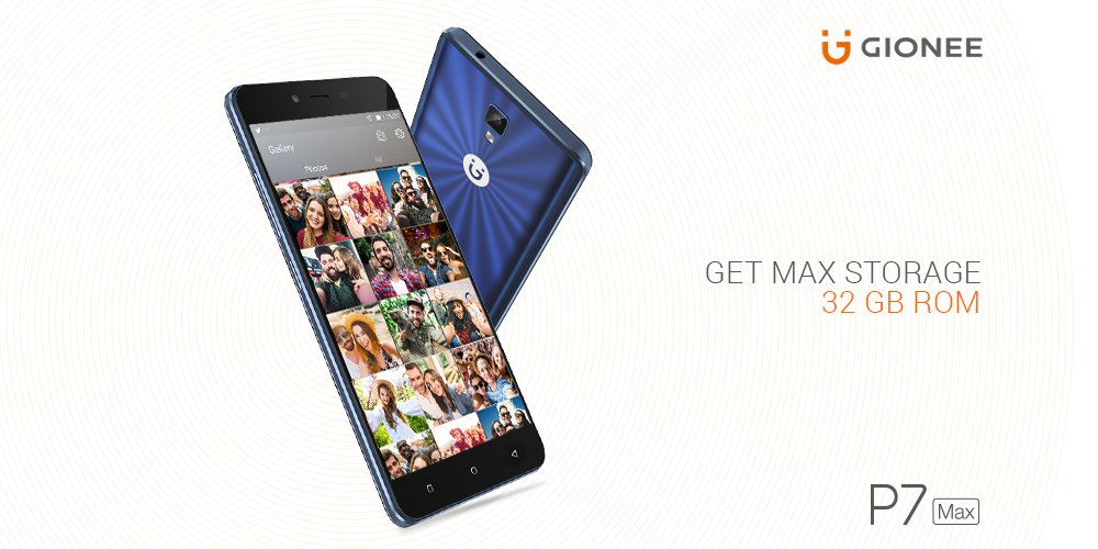 GioneeIndia's tweet photo. The storage powerhouse!
With 32GB of space, now you don’t have to choose between keeping your favourite apps, memories & more. #P7Max https://t.co/zP5yhaqTLA