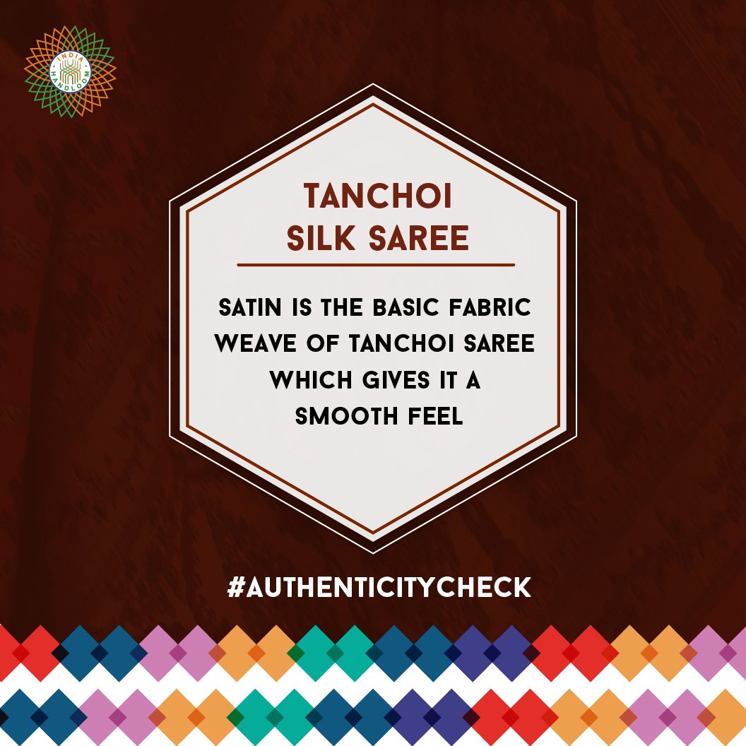 indhandloom's tweet image. Apart from the smooth feel of the fabric, the density of warp in #TanchoiSaree is comparatively more than weft. #AuthenticityCheck