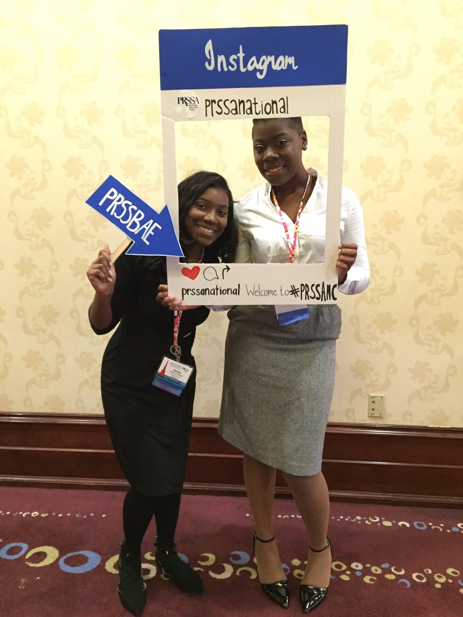 _VSUPRSSA's tweet photo. Our President Jordan Mason with @NCATPRSSA President Danielle Teachey, at the @PRSSANational Conference in Indianapolis!  #PRSSANC2016 https://t.co/WJAW2wBhKv