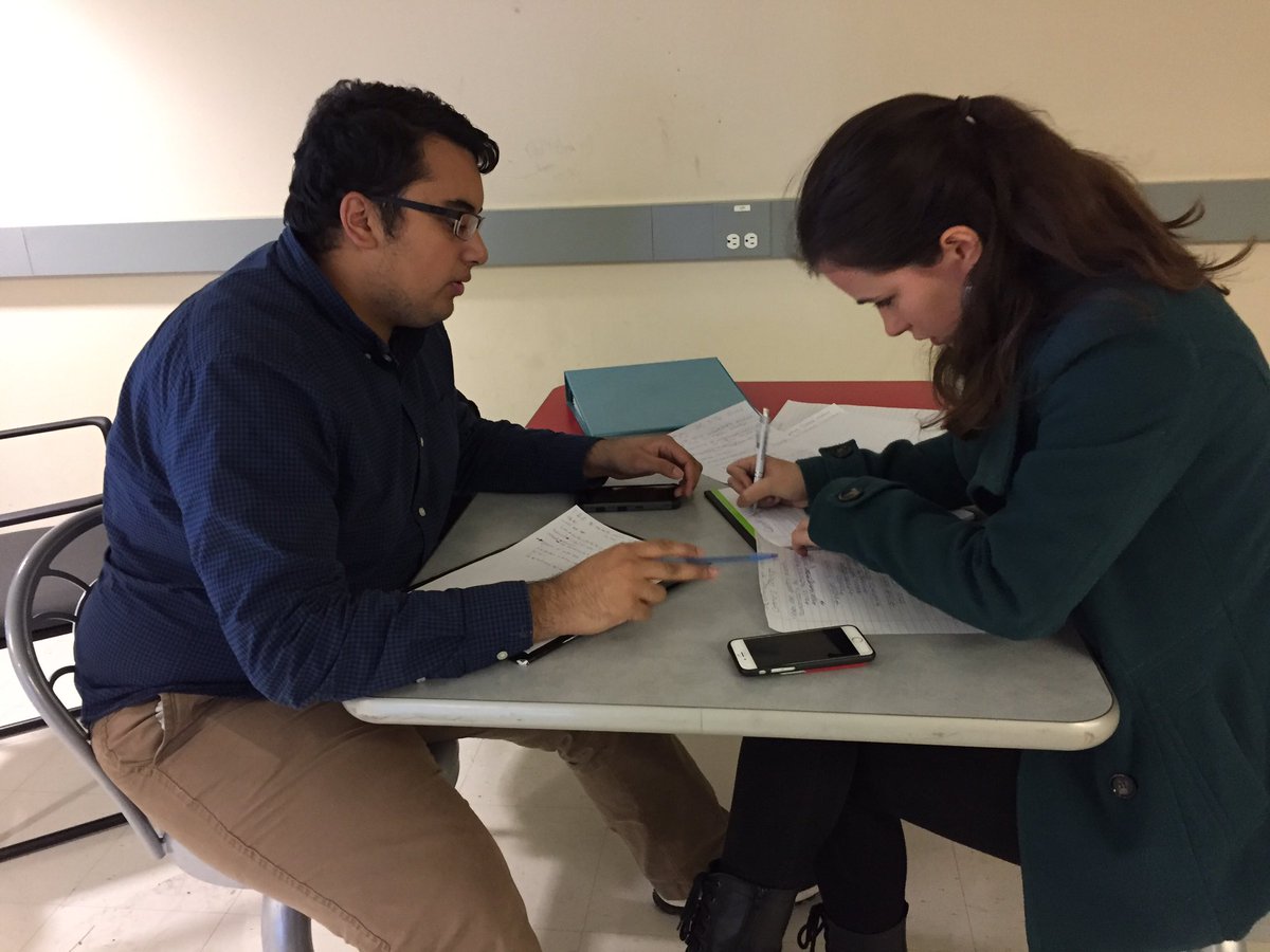 Safwan Jalal and Emma Rose Wirshing prep for quarterfinals at #naudc2016