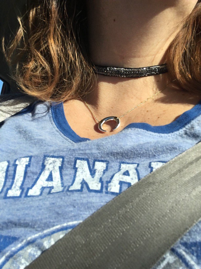 Spree100's tweet photo. Rocking out the new Emme choker and hoping to knock out my to do list https://t.co/UeiXOSD8Hw