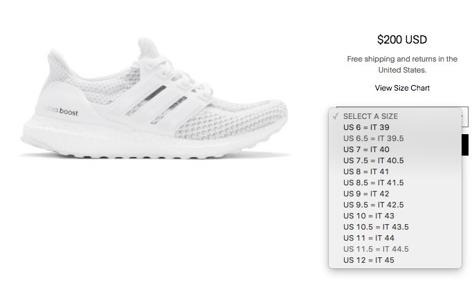 Ssense Size Chart