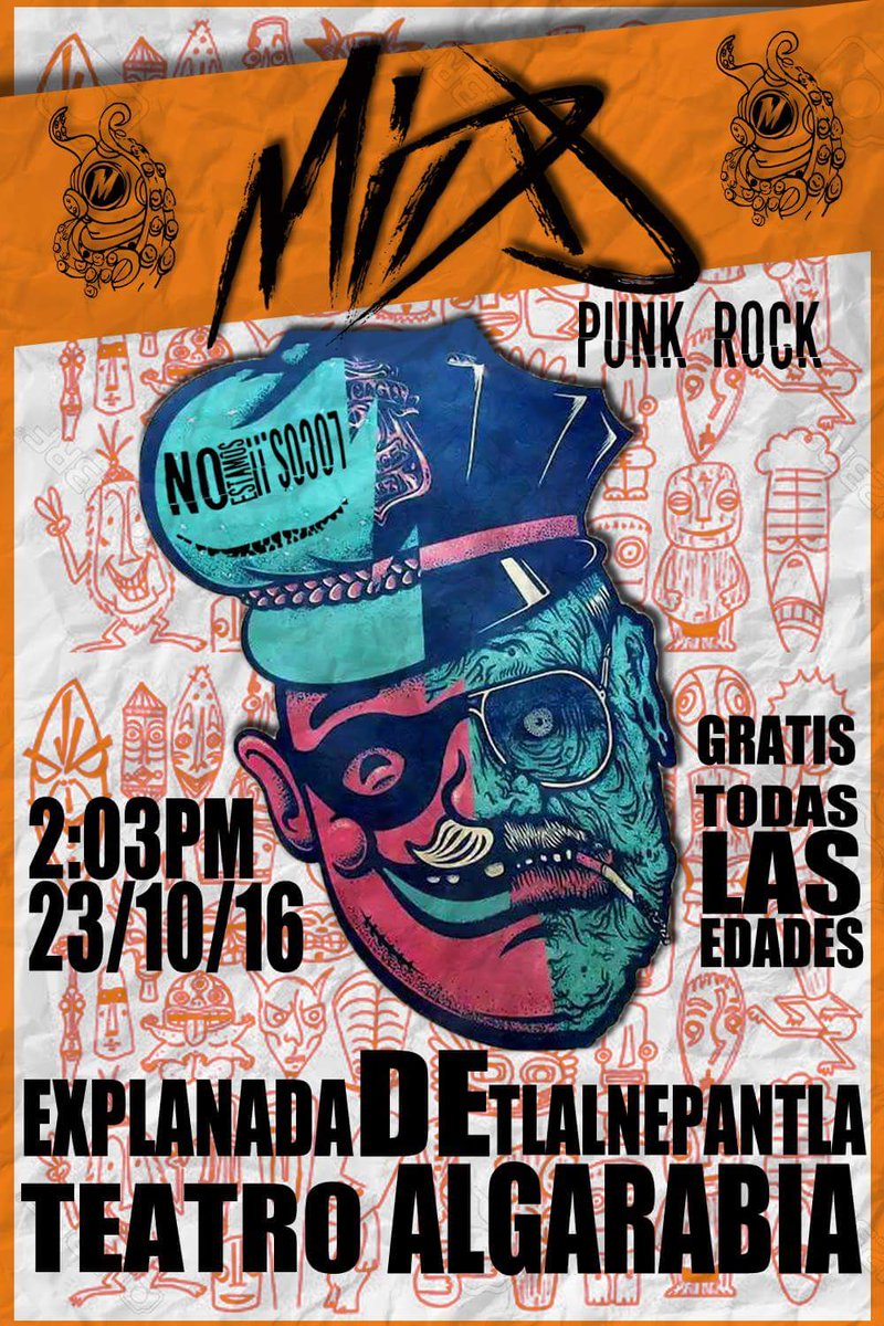 Nos vemos alrato tocamos en punto de las 2 en la explanada de Talalnepantla llevamos discos para regalar #SomosMidd