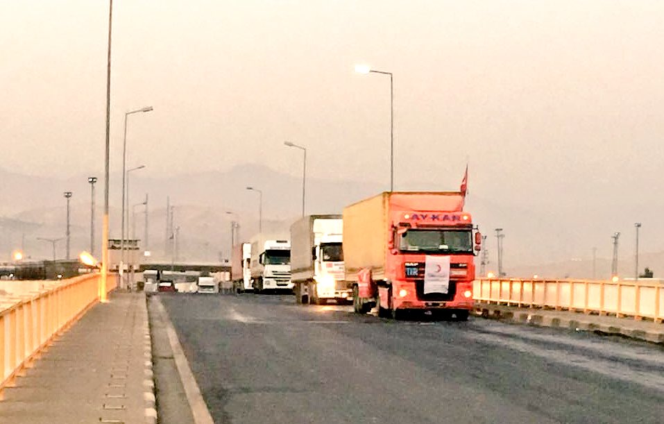 İnsani yardım konvoyumuz Irak'a ulaştı. Kış geliyor milyonlarca insan evinden ayrı. Destek olmak için Musul yaz 2868'e gönder. 1 SMS 10 TL