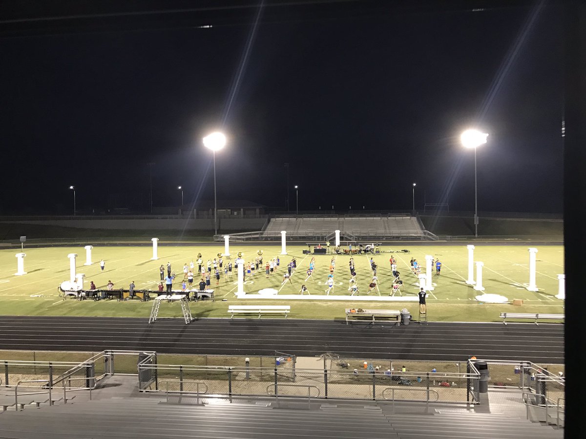 TheODUDRMR's tweet photo. It was great being able to rehearse in the stadium last week. Last week of outdoor band before we take it all indoors!!! #chhs #pirates https://t.co/0fuerWNd4a