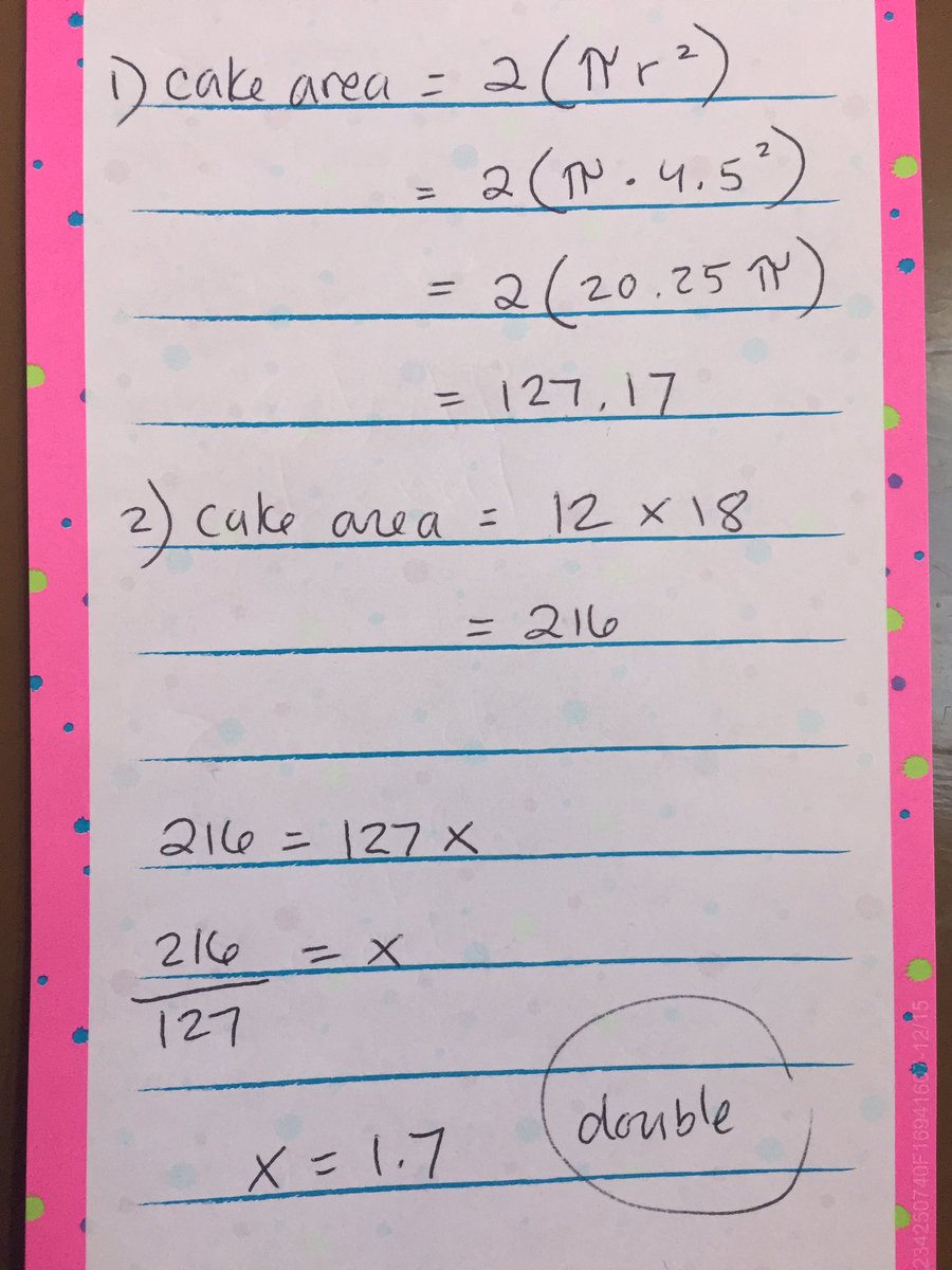 msweetk's tweet image. I get by. #cakemath