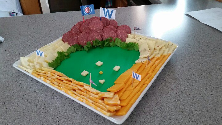 Fly the W!  World Series bound!  Go Cubs Go!  <a href="/Cubs/">Chicago Cubs</a>