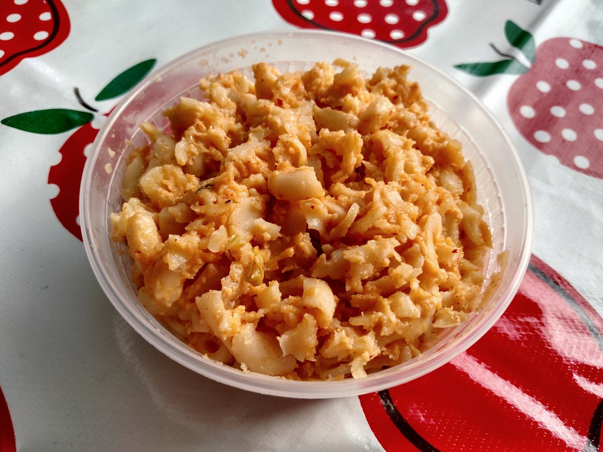 This picture does not do <a href="/Bund_Up/">Bun'd Up</a>'s kimchi mac &amp; cheese justice. Just so good. <a href="/CentralFarmMKTs/">Central Farm Markets</a> <a href="/mosaicdistrict/">Mosaic</a> #Foodiechats