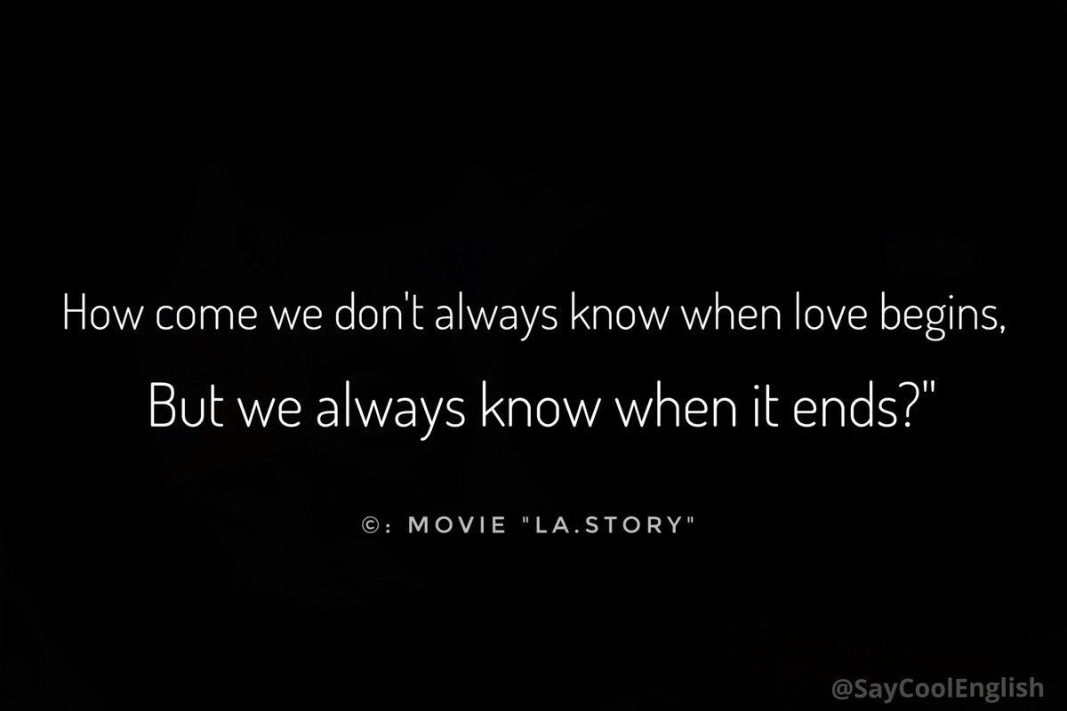 à¸§à¹à¸²à¹à¸£à¸²à¸à¸°à¹à¸¡à¹à¹à¸à¸¢à¸£à¸¹à¹à¹à¸¥à¸¢à¸§à¹à¸²à¸£à¸±à¸à¸¡à¸±à¸à¹à¸£à¸´à¹à¸¡à¸à¹à¸à¹à¸¡à¸·à¹à¸­à¹à¸ à¸£à¹ à¹à¸à¹à¹à¸£à¸²à¸à¸°à¸£à¸¹à¹à¹à¸ªà¸¡à¸­à¸§à¹à¸²à¸£à¸±à¸à¸à¸°à¸à¸à¸¥à¸à¹à¸¡à¸·à¹à¸­à¹à¸ à¸£à¹" à¸à¹à¸²à¸à¸¡à¸ à¸²à¸©à¸²à¸­à¸±à¸à¸à¸¤à¸© ð MovieQuotes ð¬