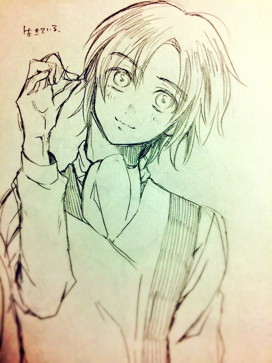 自分の絵柄わからなくなってきたので(?)一騎くんらくがき...。総士くんはまだむりだった...10年くらい経ってるのに描けるようになった気がしない🙃 