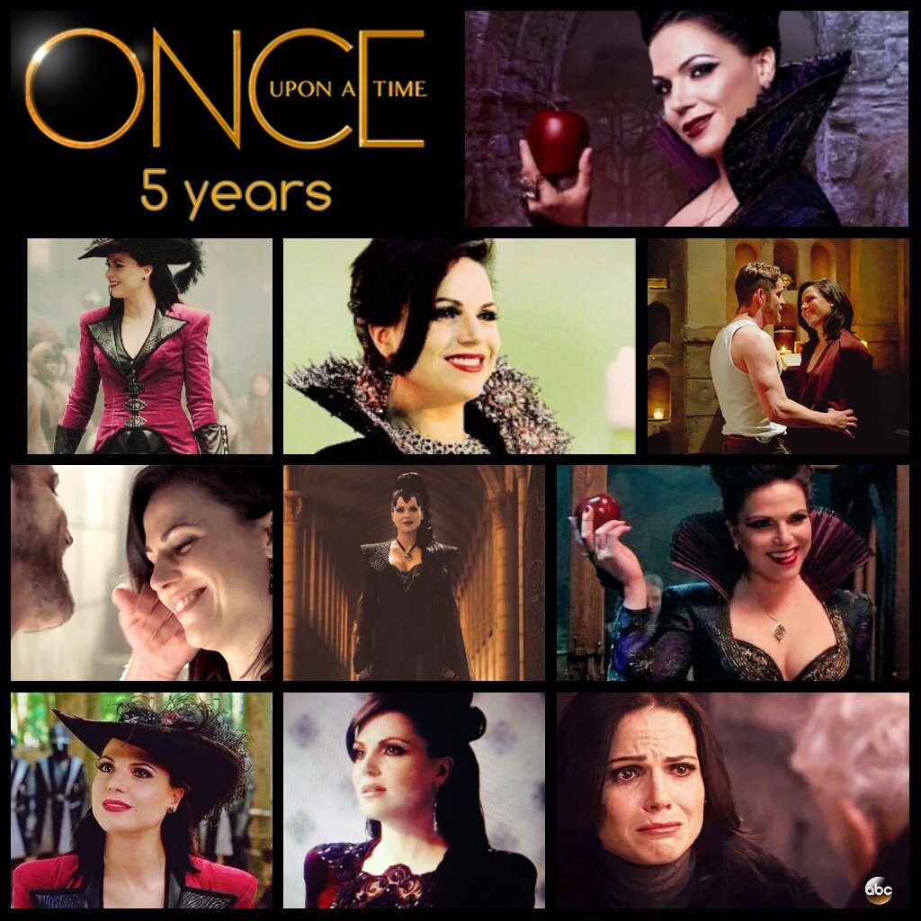 Marisabianchini's tweet photo. Five years today of OUAT #HappyBirthdayOnce  #HappyOnceDay 
#FiveYearOfEvilQueen 
#FiveYearsOfReginaMills 
#FiveYearsOf @LanaParrilla ❤👏👑 https://t.co/Eh0F0qWQqZ