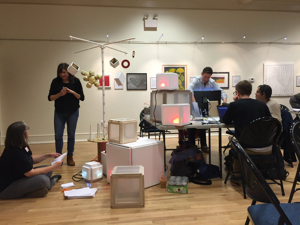 codeprinceton's tweet photo. Not your typical hackathon #hackforart #art&data https://t.co/h0H0mfzfTr