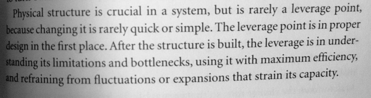 tylergolly's tweet photo. Sunday #systemsthinking reading about leverage points. #properdesign #operatingwithincapacity https://t.co/MHOZCwN6xZ