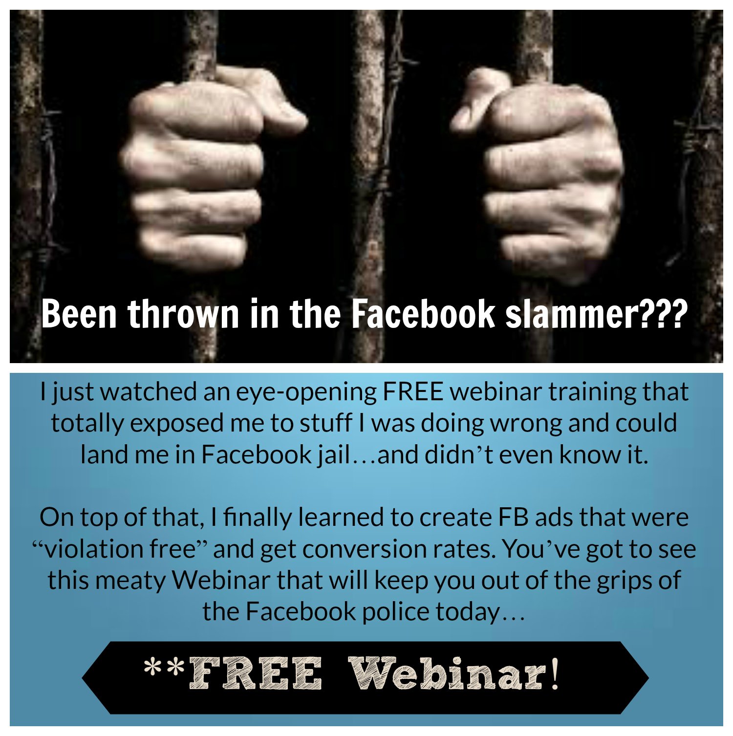 Find out how to stay out of FB #jail in this #FREE training. ==&gt;...