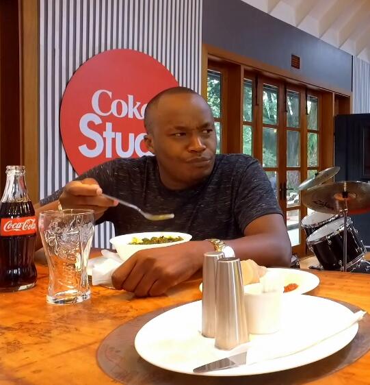 hotsecretz's tweet photo. That look I get when you tell me to move one centimeter away from the TV. It is almost #CokeStudioKE O'Clock People! https://t.co/VzMDv5EbSx