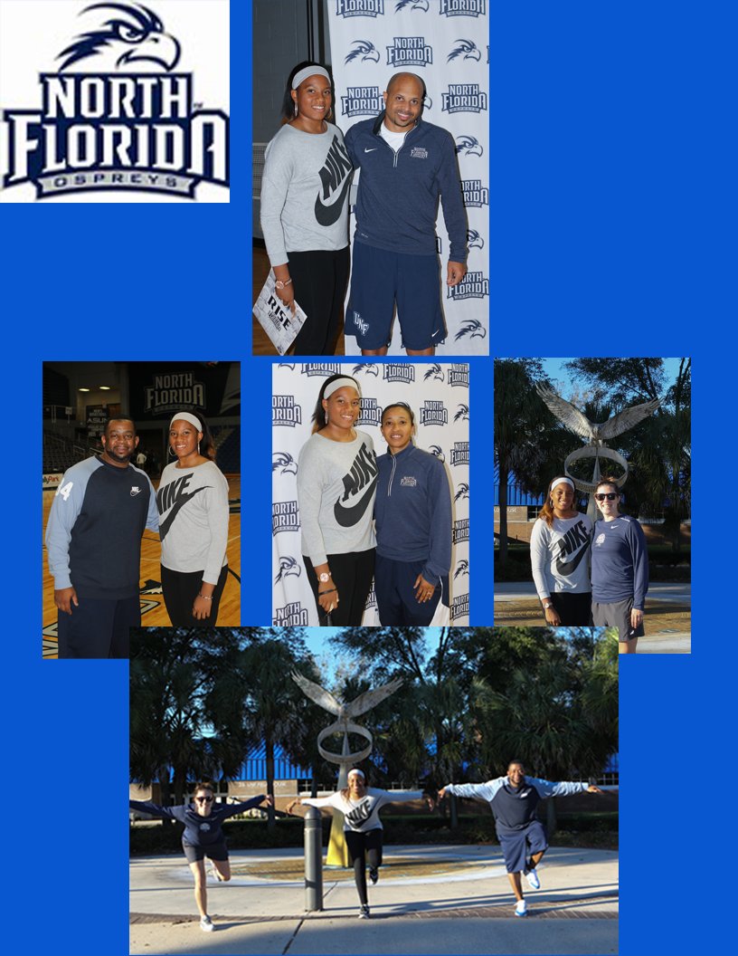Cariareynolds00's tweet photo. "Thanks UNF WBB for a GREAT Unofficial Visit" @CoachGibbs @CoachDLOW @CoachTaylor_15 @CoachschaeFer33 #UNDERCLASSMENDAY #SWOOPLife https://t.co/v0XZt9BHvO