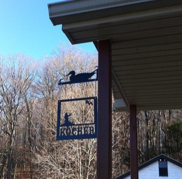 MetalArtDesignz's tweet photo. Duck hunting Custom Name Sign with bracket https://t.co/FwjyywlNH6 #Metalartdesignz #MountingBracket https://t.co/LLmmaIsnZW