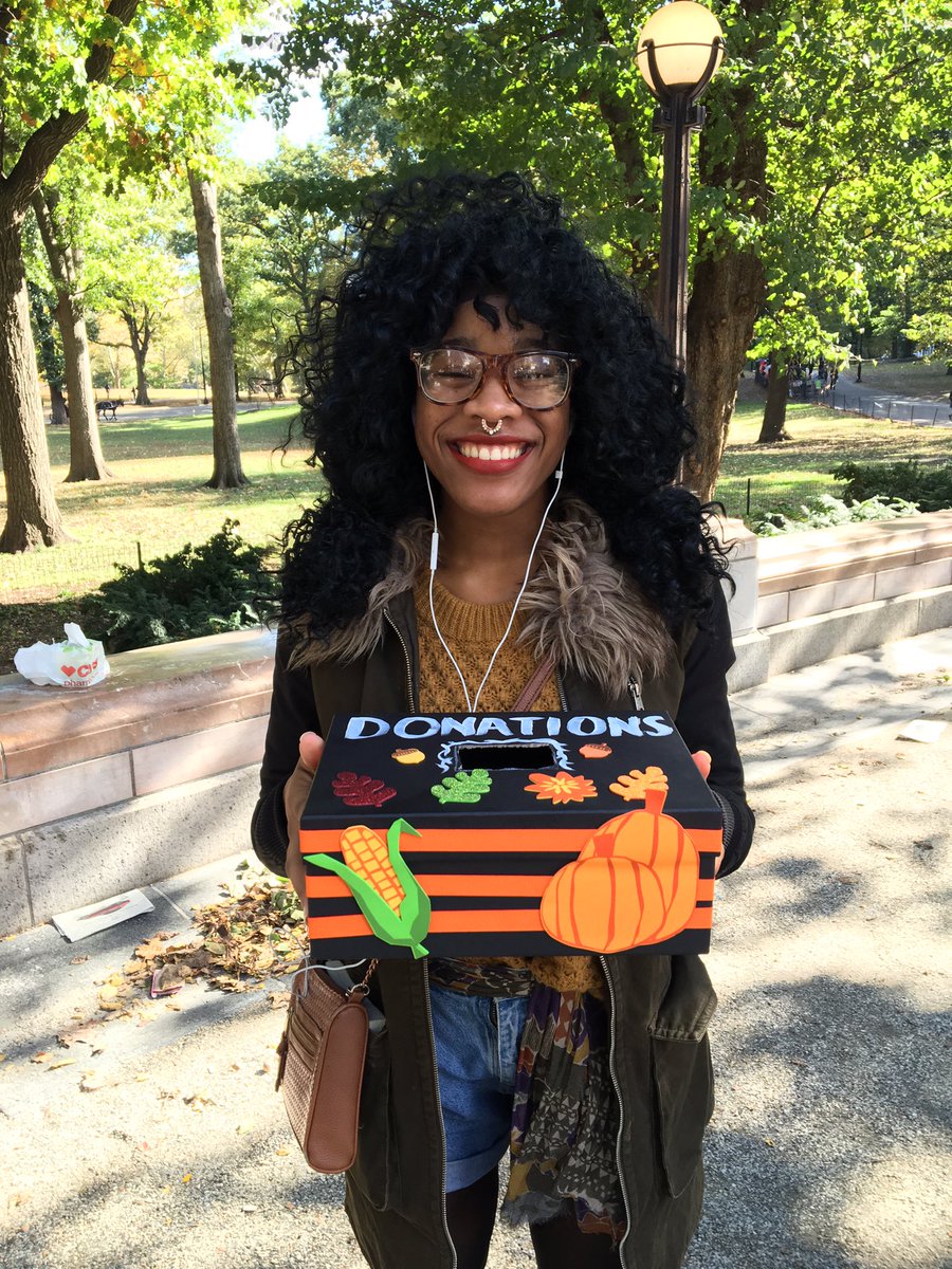 emmaalpern's tweet photo. #ISAD2016 very impressed that @CiCiAdams_ made a very autumnal donation box https://t.co/Z3P9qWaXqH
